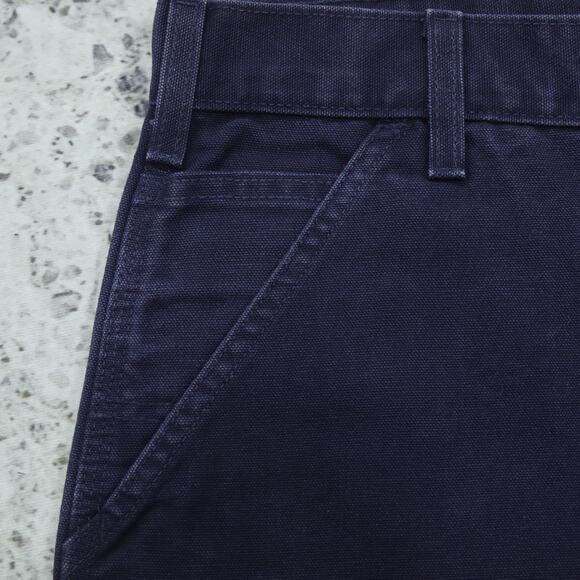 RARE Vintage Carhartt B25 MDT Midnight Blue Carpenter Shorts 30x8.5 - Picture 9 of 14